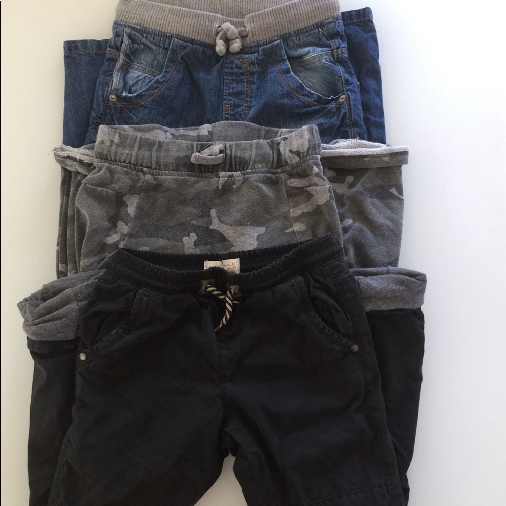Boys Zara pants 3 pair size 6/7
